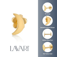 Moon Cartilage Earring