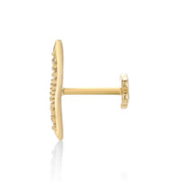 Cubic Zirconia Wave Cartilage Earring