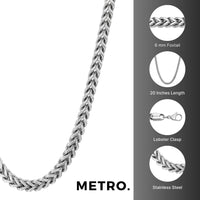 Thick Chain in Steel High Polish Stainless Steel