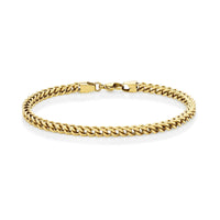 Thin Bracelet in Gold Ion Plated Stainless Steel