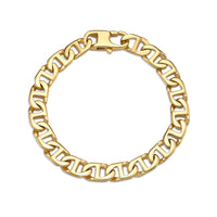 Men's 10MM Mariner Chain Bracelet in Stainless Steel, 9"