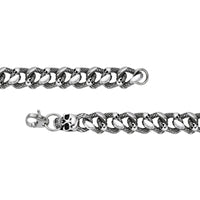 Chunky Skull Bracelet in Stainless Steel