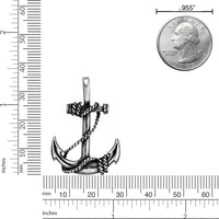 Anchor Pendant in Stainless Steel