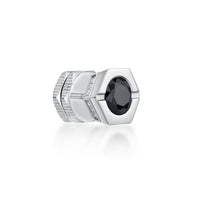 Hexagon Stud Earring in Stainless Steel