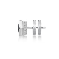 Hexagon Stud Earring in Stainless Steel