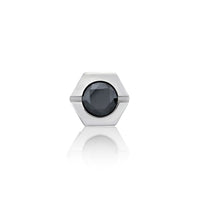 Hexagon Stud Earring in Stainless Steel