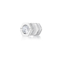 Hexagon Stud Earring in Stainless Steel