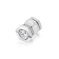 Hexagon Stud Earring in Stainless Steel