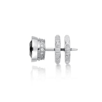 Round Stud Earring in Stainless Steel