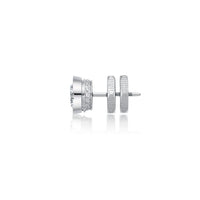 Round Stud Earring in Stainless Steel