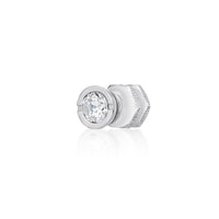 Round Stud Earring in Stainless Steel