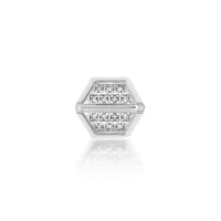 Hexagon Stud Earring in Stainless Steel