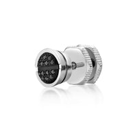 Round Stud Earring in Stainless Steel