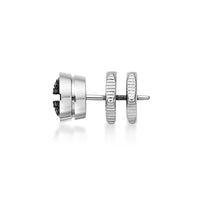 Round Stud Earring in Stainless Steel