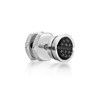 Round Stud Earring in Stainless Steel