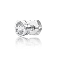 Round Stud Earring in Stainless Steel
