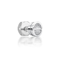 Round Stud Earring in Stainless Steel