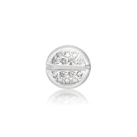 Round Stud Earring in Stainless Steel