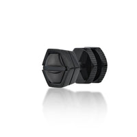 Hexagon Stud Earring in Black Ion Plated Stainless Steel