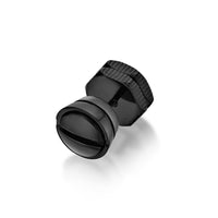 Stud Stud Earring in Black Ion Plated Stainless Steel