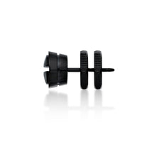 Stud Stud Earring in Black Ion Plated Stainless Steel
