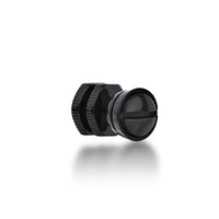 Stud Stud Earring in Black Ion Plated Stainless Steel