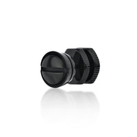 Stud Stud Earring in Black Ion Plated Stainless Steel