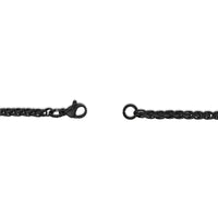 Thin Chain in Black Ion Plated Stainless Steel