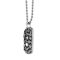 Skull Pendant in Antique Finish Stainless Steel
