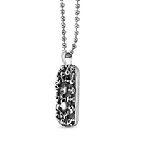 Skull Pendant in Antique Finish Stainless Steel