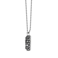Skull Pendant in Antique Finish Stainless Steel