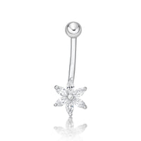 Flower Belly Ring - 16G