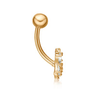 Butterfly Belly Ring - 16G