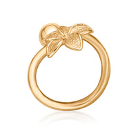 Lotus Belly Ring - 16G