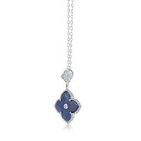 Flora Classic Double Flower Pendant Necklace