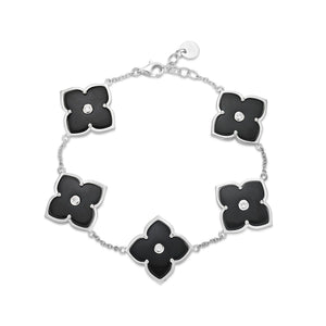 Flora Grand Five-Station Flower Bracelet