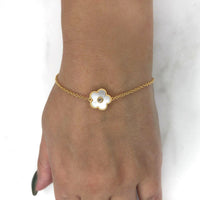 Flora Petite Five-Station Flower Bracelet
