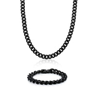 Thick Curb Chain Gift Set in Stainless Steel, 20"