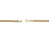 Thin Foxtail Chain Gift Set in Gold Ion Plated Stainless Steel, 22"