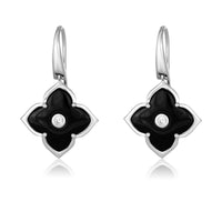 Flora Classic Flower Fish Hook Earrings