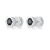 Hexagon Stud Earring in Stainless Steel