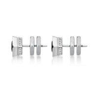 Hexagon Stud Earring in Stainless Steel