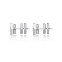Hexagon Stud Earring in Stainless Steel