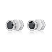Round Stud Earring in Stainless Steel