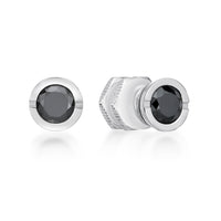 Round Stud Earring in Stainless Steel
