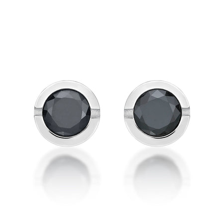 Round Stud Earring in Stainless Steel