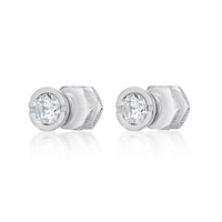 Round Stud Earring in Stainless Steel