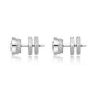 Round Stud Earring in Stainless Steel