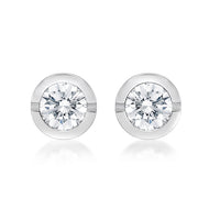 Round Stud Earring in Stainless Steel