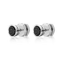 Round Stud Earring in Stainless Steel